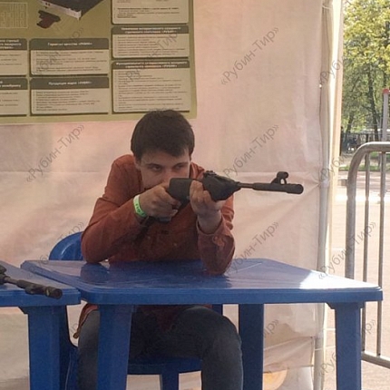 Тир «Рубин» и электронное оружие на площадке ГТО в «Лужниках»