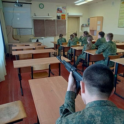 Лазерный тир РУБИНТИР в школе пгт. Серышево